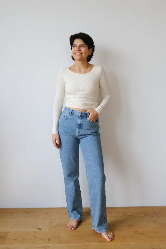 jeans - alba - light blue Geometric
