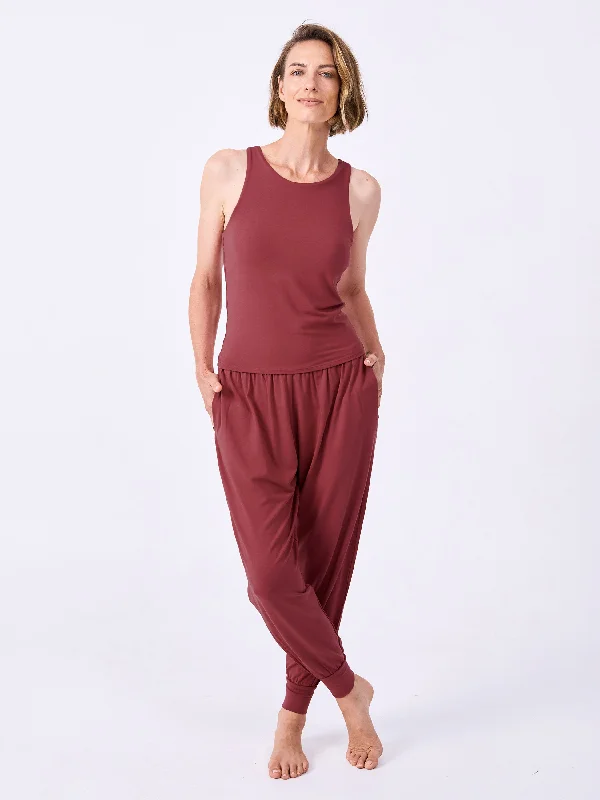 Nomad Relax Pant - Earth Red Sporty Women's Athleisure 