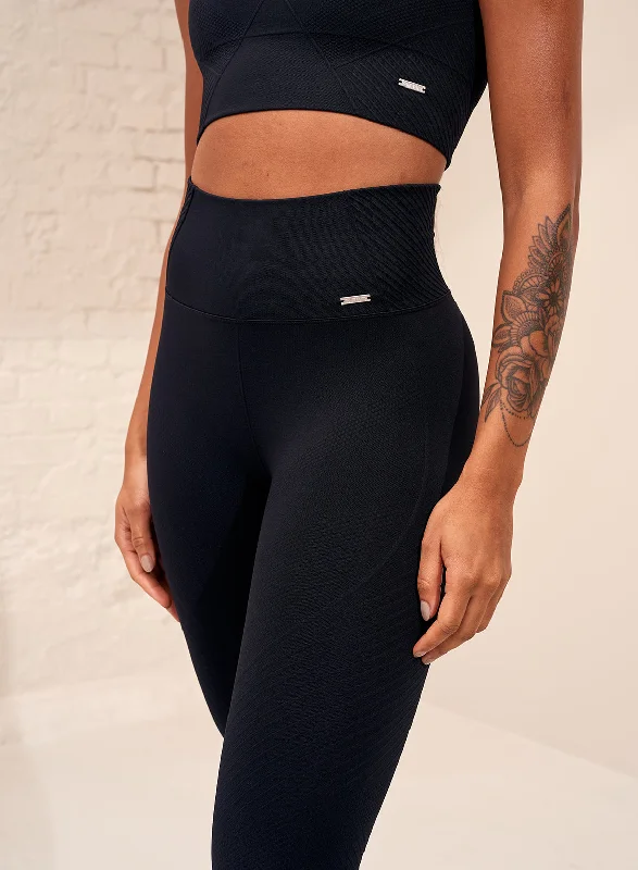 Black Motion Seamless Tights Rugged Women's Outdoor 