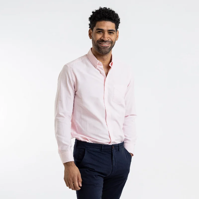 Men's Pink Service Oxford Traditional Women's 