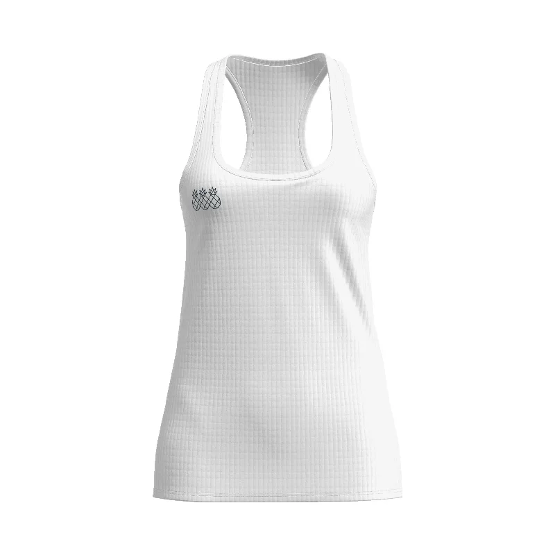 Women's Racerback Tank | White Luxurious Women's High -  end