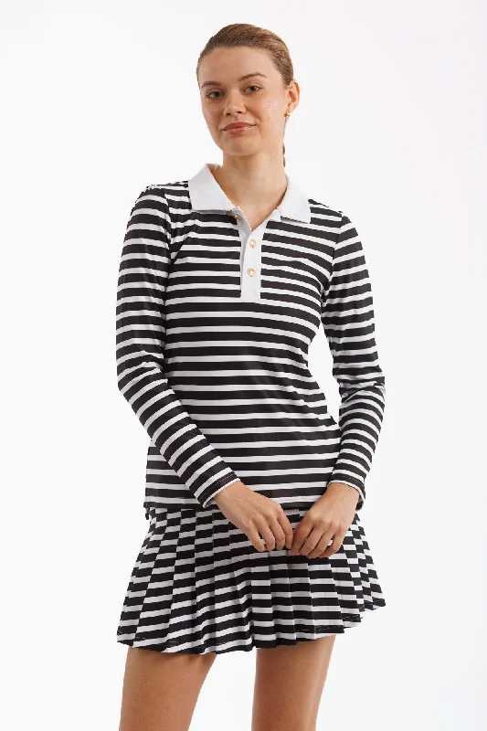 The Jean Top - Beret Stripe Edgy Women's Punk
