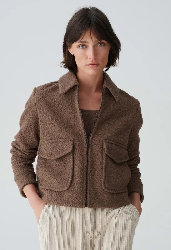 Holma Boucle Jacket Cool Women's Distressed