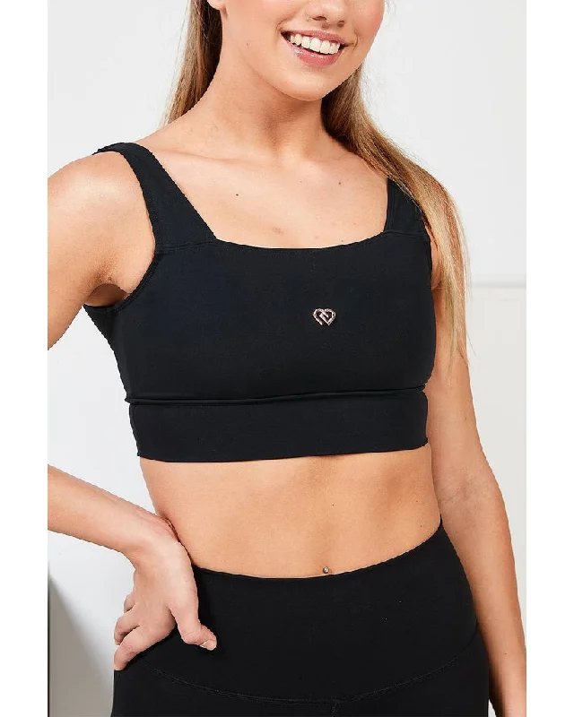 Claudia Dean World Active Mid Crop Top  - Womens Scandinavian