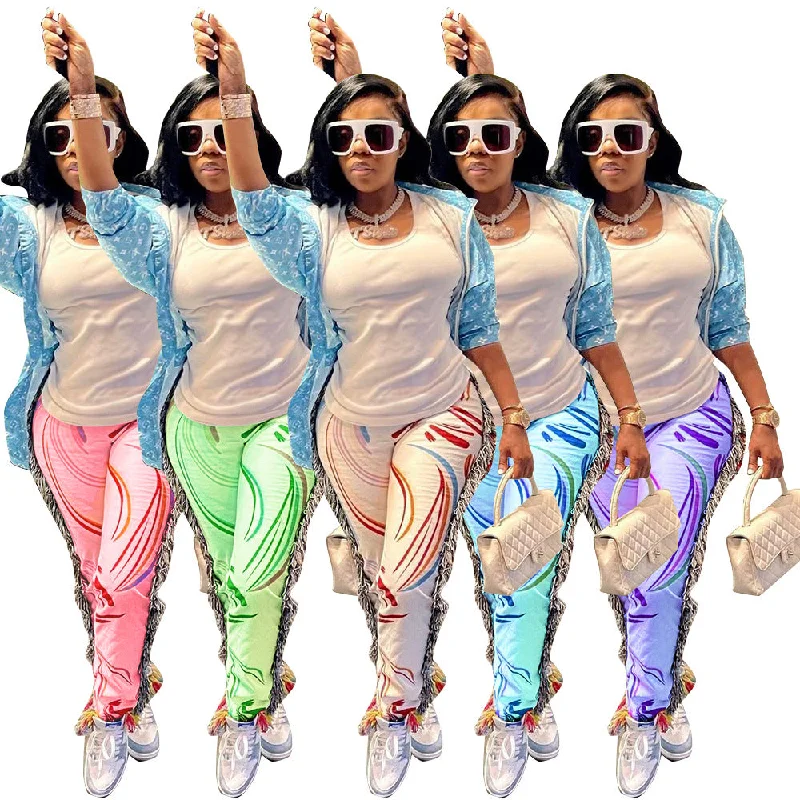 Europe Fashion Women's Clothing Fringed Casual Pants With Fringes Women's Pants & Trousers Blanket Tassel Fringe Pants Cool Women's Skate Europe Fashion Women's Clothing Fringed Casual Pants With Fringes Women's Pants & Trousers Blanket Tassel Fringe Pants Cool Women's Skate