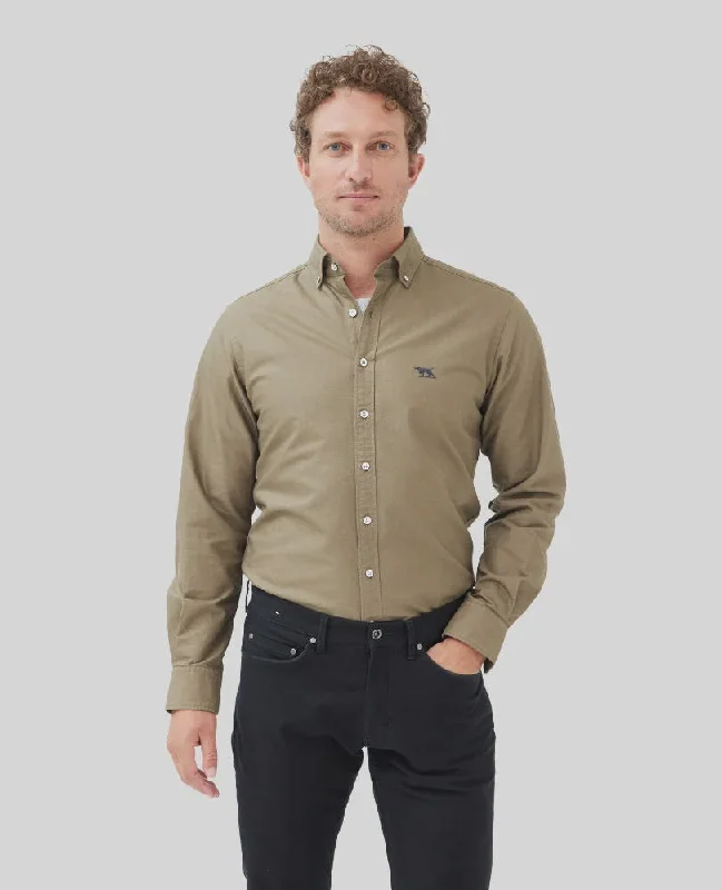 Gunn Oxford PD Shirt - Olive Hip Women's Urban