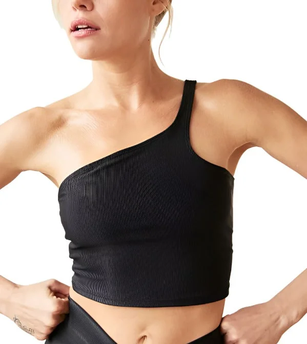 Onzie Flow Asymmetrical Crop Top 3802 Cool Women's Distressed