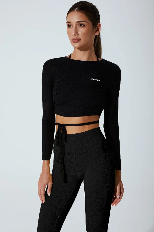 Archangel Long Sleeve Top - Black Bohemian Women's Free