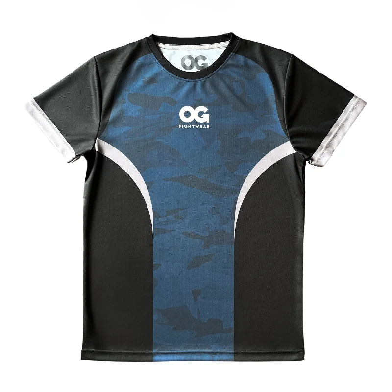 Elite Camo Microfiber T-Shirt (Blue) Disco