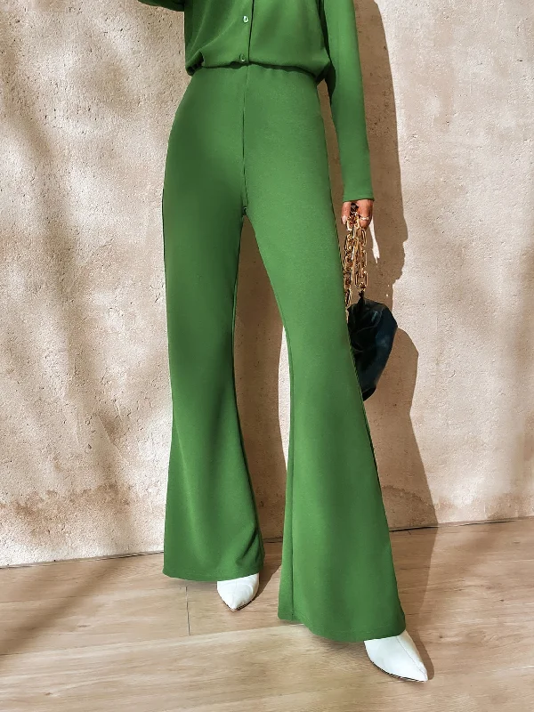 Elegant Plain Natural Long Women Pants Sporty Women's Athleisure 
