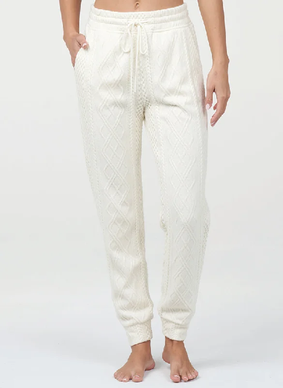 Sweater Knit Jogger Classic Women's Pin - striped