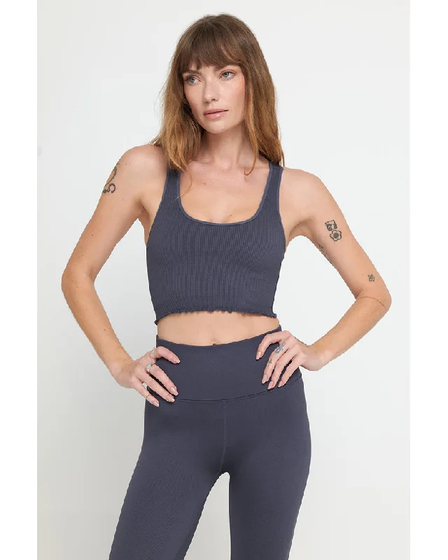 Spiritual Gangster Amor Crop Tank - HO33676009 - Womens - Shadow purpose