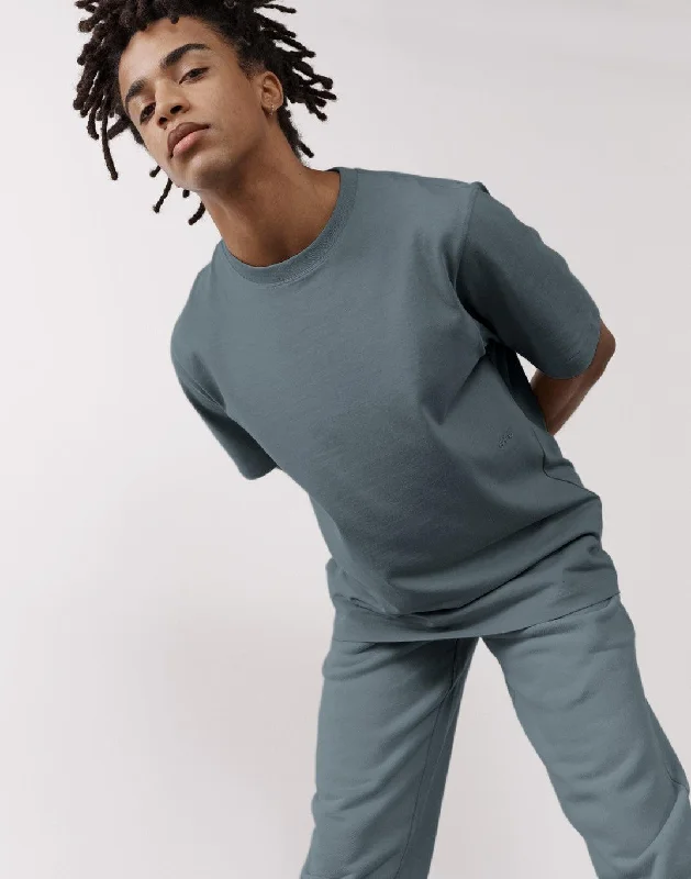 The Oversized Tee in Slate Grey Bold Women's Animal Print