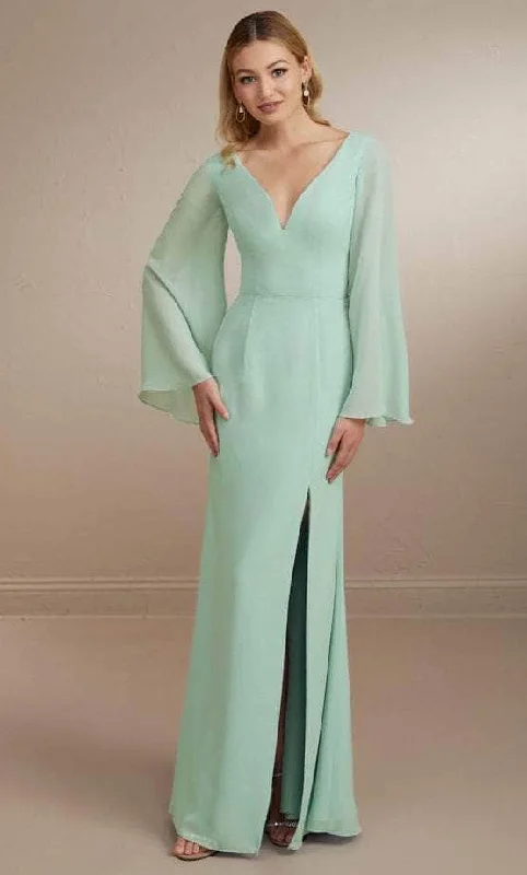 Christina Wu Celebration 22164 - Flowy Bell Sleeve Evening Gown Preppy Women's College
