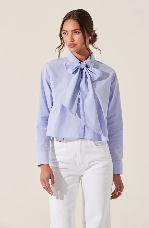 Wendi Bow Tie Top Women