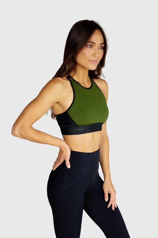 ESSENTIAL HIGH NECK SPORTS BRA Sophisticated Women's Tailored