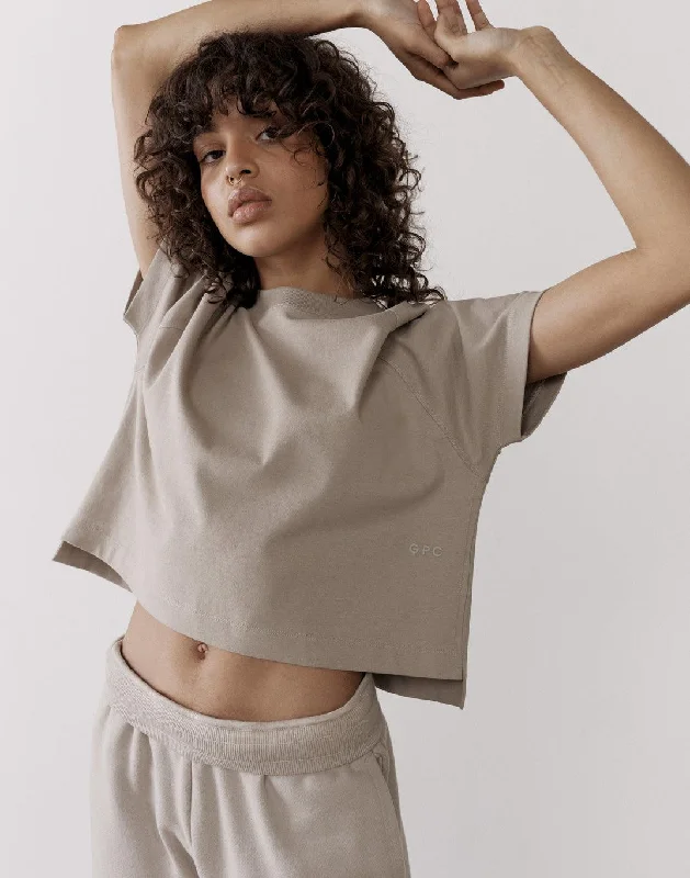 The Womens Crop Tee in Ashwood Athletic Women's 