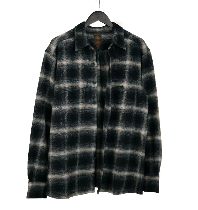 Dukes Up Ombre Plaid Shirt Streetwear Style for 