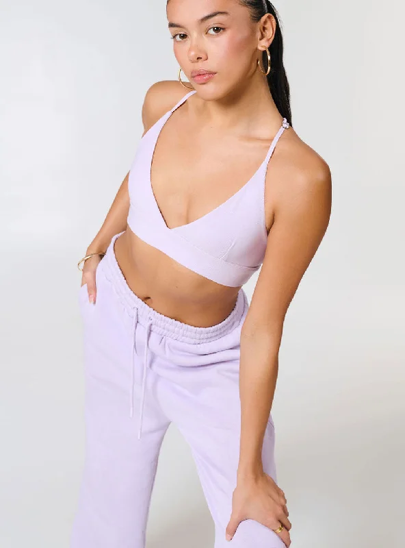 Girls Tap-in Triangle Top Lavender Bohemian Women's Free