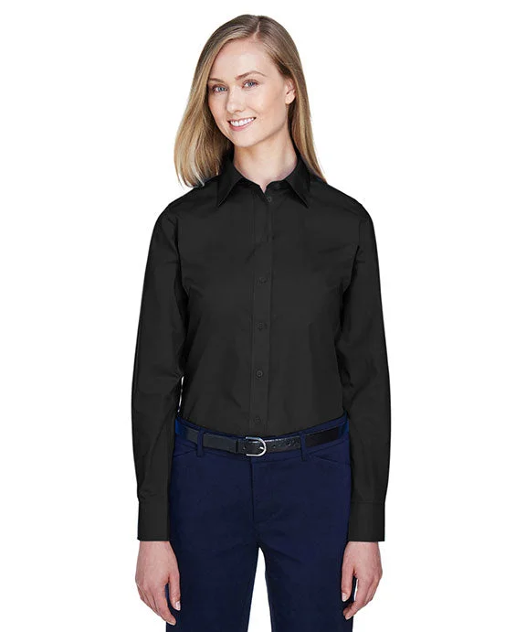 D620W - Devon & Jones Ladies Crown Woven Collection™ Solid Broadcloth Shirt Trendy Women's 