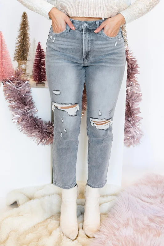 Surviving Distressed Mom Jeans Dapper Women's Bow - adorned