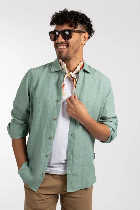 Sea Linen Shirt Luxurious Women's High -  end