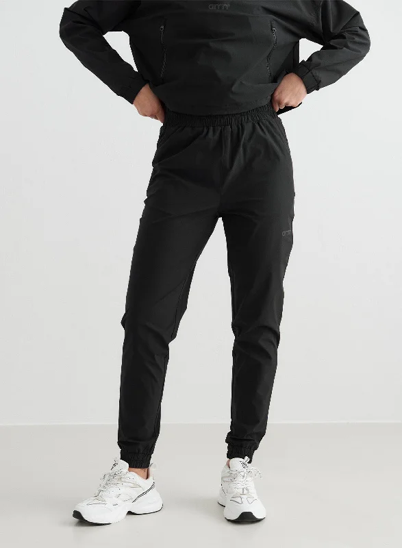 Black Windbreaker Pants Feminine Women's Soft 