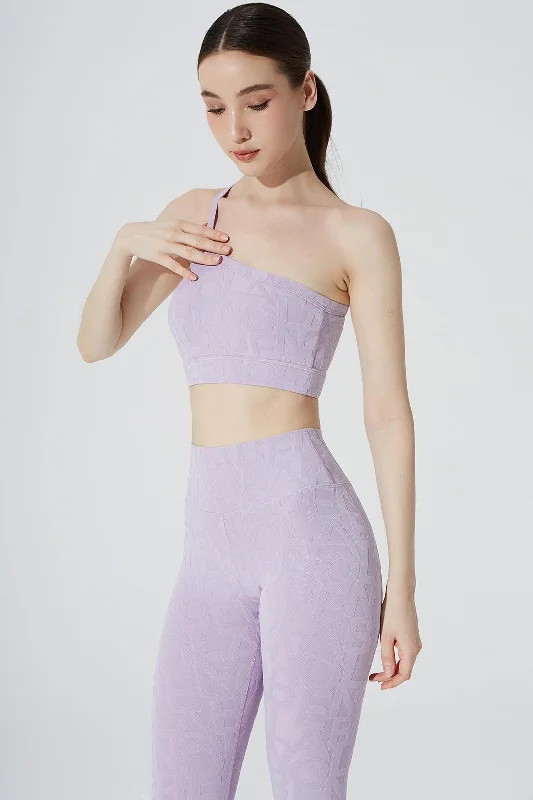Classic Serein 3D Single Strap Shoulder Bra - Lavender Practical Women's Multi - 