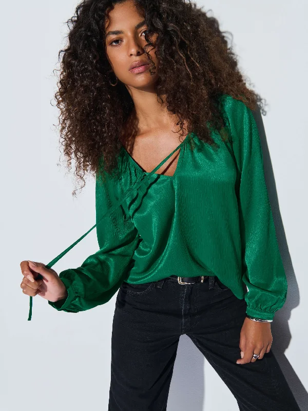 Ellie Top - Forest Laid - back Women's Vibe