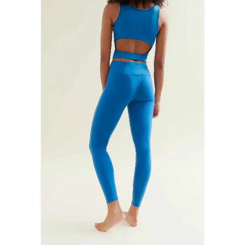 Easy Pocket Leggings - Shoreline Blue Dynamic Women's High - energy