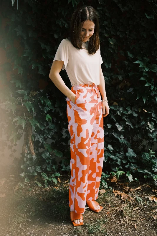 cotton pants - coral Confident Women's Power