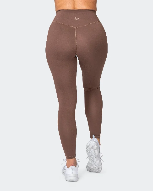 Zero Rise Everyday Ankle Length Leggings - Fudge Vintage Women's 1970S 