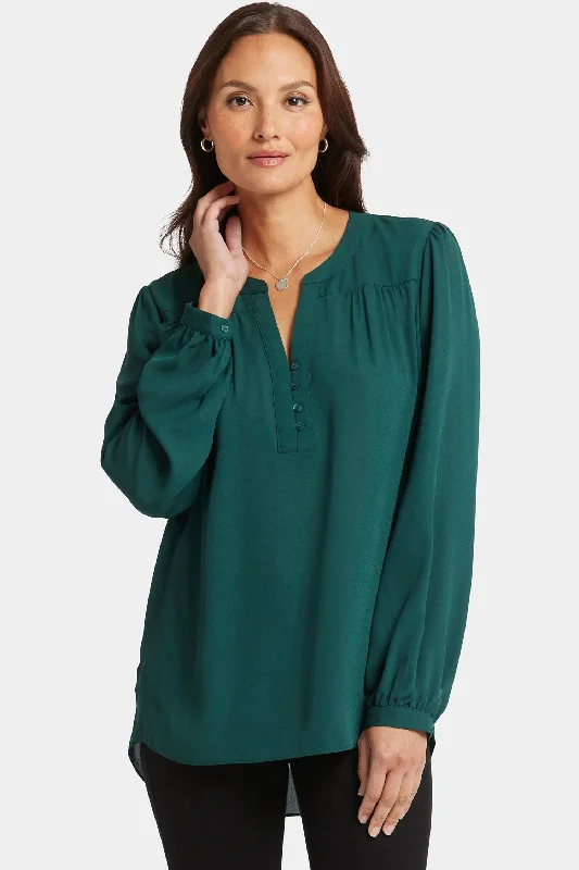 Trinity Blouse - Pine Forest Bold Women's Animal Print