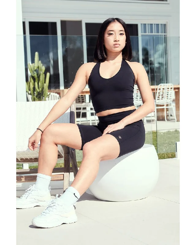 Claudia Dean World Active Halter Crop Top  - Womens Street