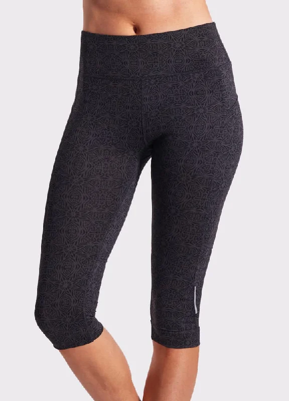 Yoga Pants Printed Crop Stylish Women's Neon
