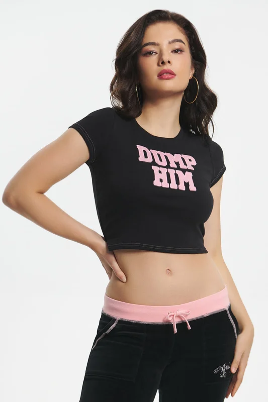 Dump Him Baby Tee Business