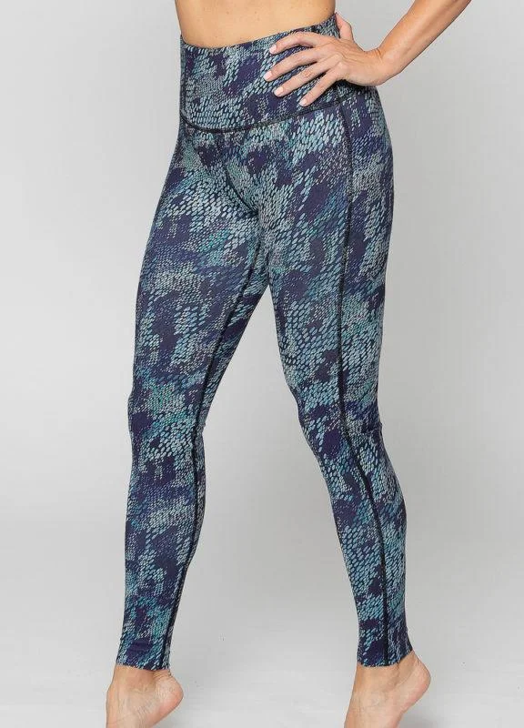 Camouflage Reversible F/L Tights Cool Women's Distressed
