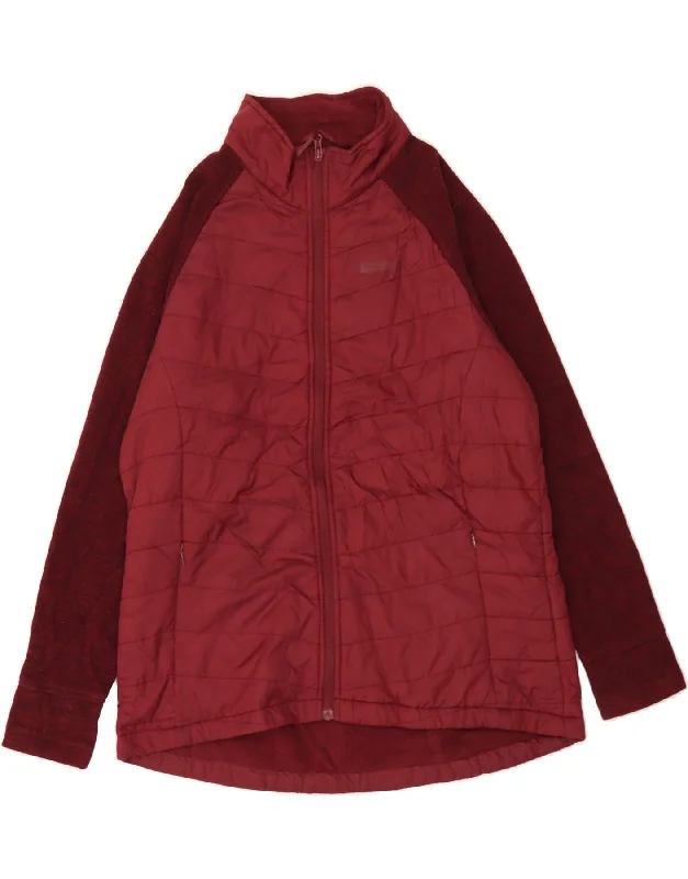 MOUNTAIN WAREHOUSE Womens Padded Jacket UK 18 XL Burgundy Polyester Vintage Women's 1970S MOUNTAIN WAREHOUSE Womens Padded Jacket UK 18 XL Burgundy Polyester Vintage Women's 1970S