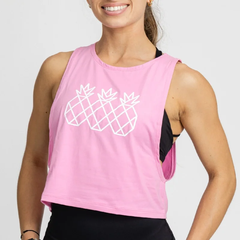 Women's Muscle Tank Crop | Pink Refined Women's 
