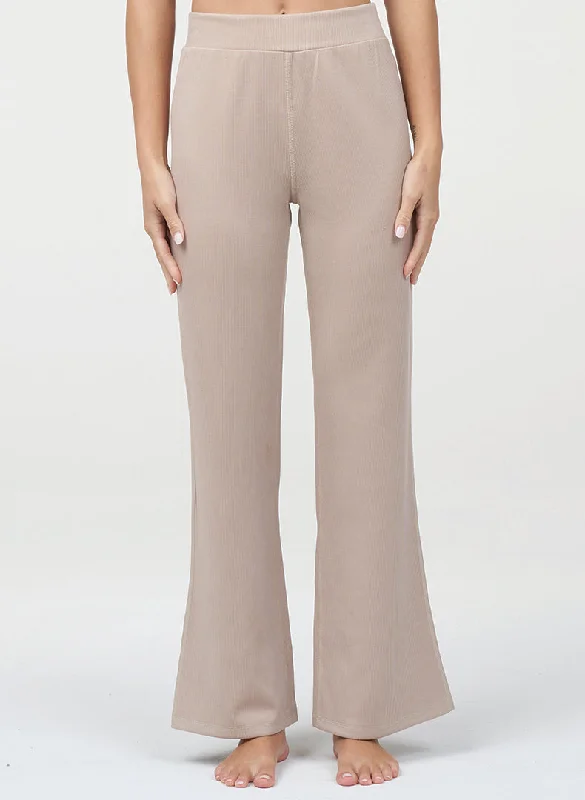 Ultraluxe Rib Flare Pant Casual Women's Loose - fitting