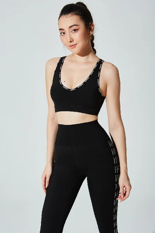 Mahea Bra - Black Confident Women's High - fashion