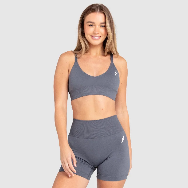 Scrunch 2 Seamless Crop - Charcoal Grey performance