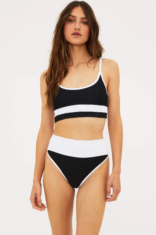 Eva Top Black & White Refined Women's 