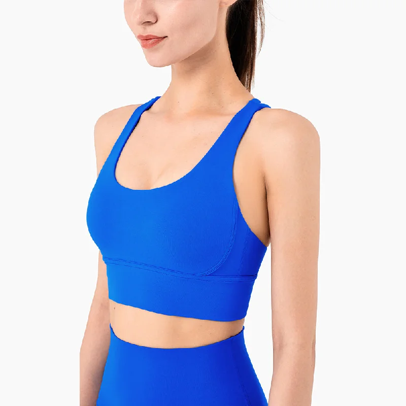 Cross Back Sport Yoga Bra Dynamic Women's High - energy