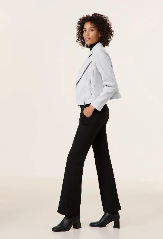 Velour Look Blazer Jacket Sophisticated Women's Tailored