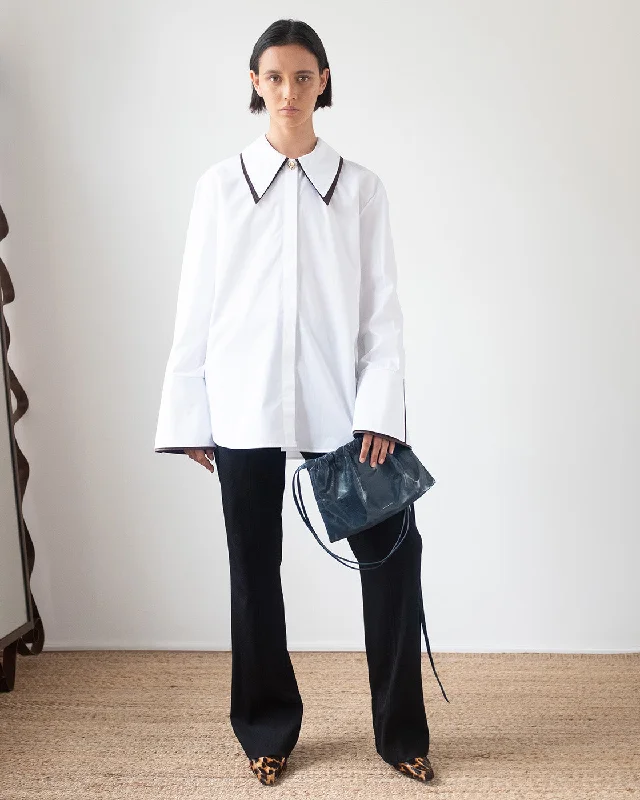 Parker Shirt Organic Cotton Off-White Monochromatic All - in - one