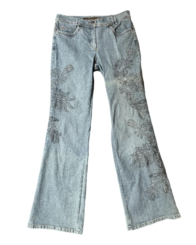 Vintage Y2K Flare Jean Casual Women's Loose - fitting