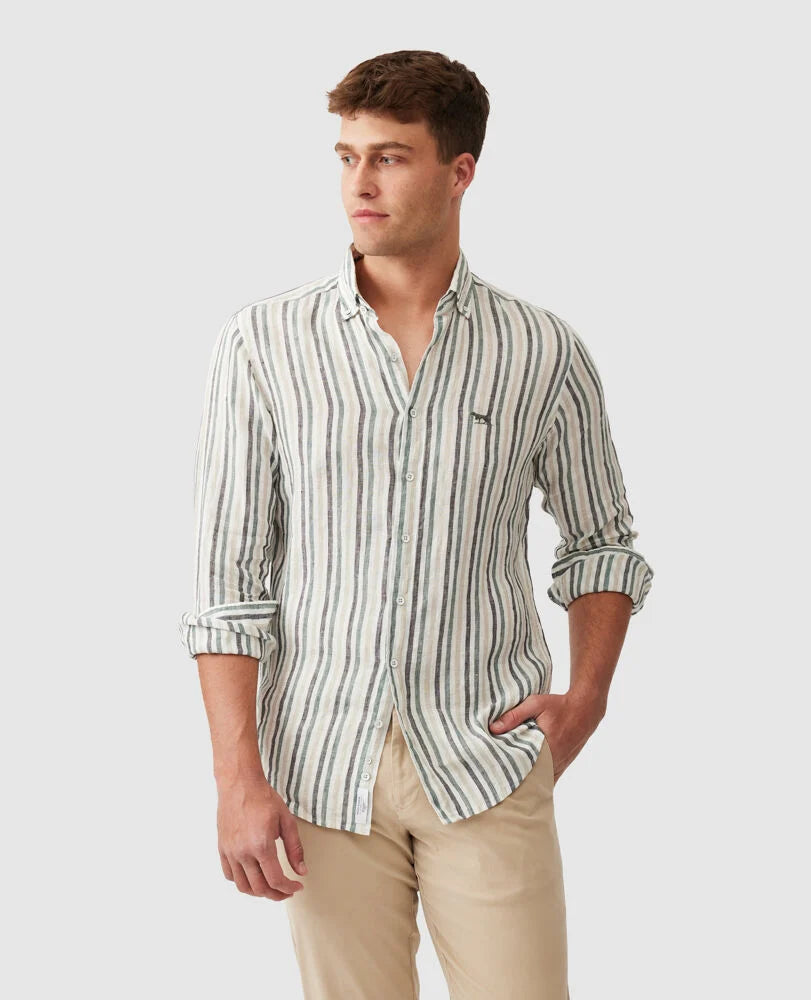 Gimmerburn Shirt - Leaf Scandinavian