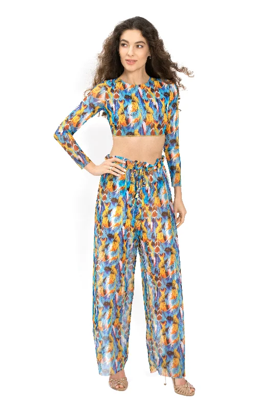FEATHERS BEACH PANTS one size, fits all Casual Women's Loose - fitting