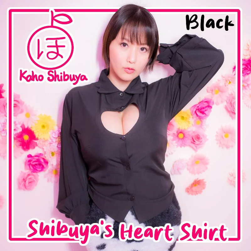 Shibuya's Heart Shirt (Black) Vacation